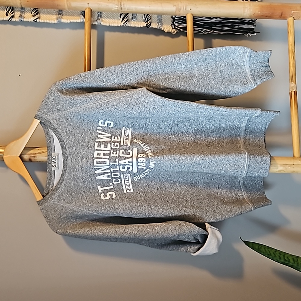 SAC St. Andrew's College Salt & Pepper sweatshirt